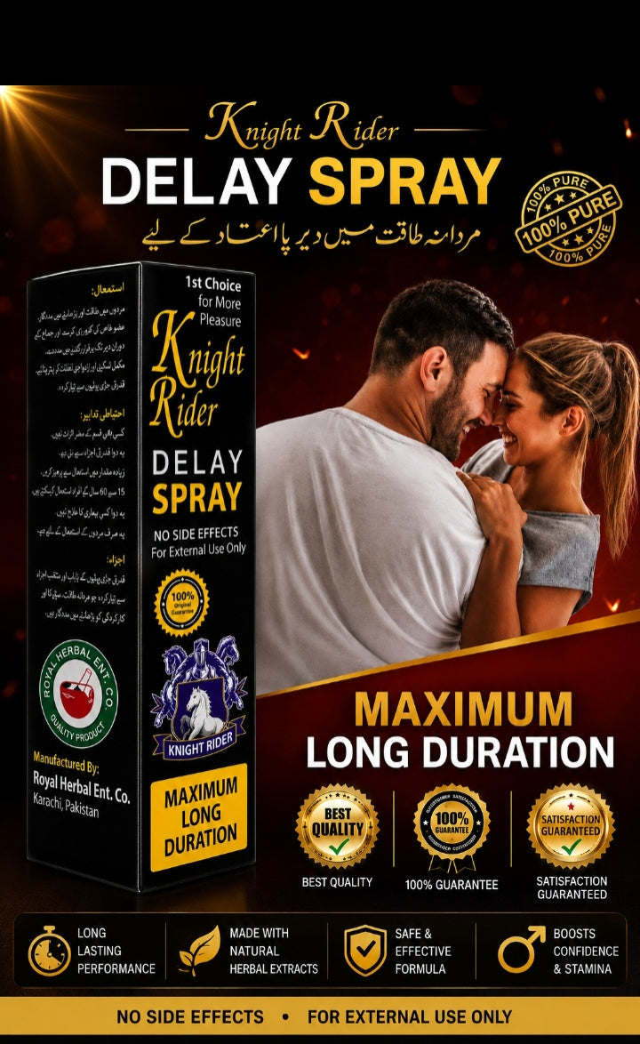 Knight Rider Spray for Men – Personal Care Spray | Easy to Use & Convenient