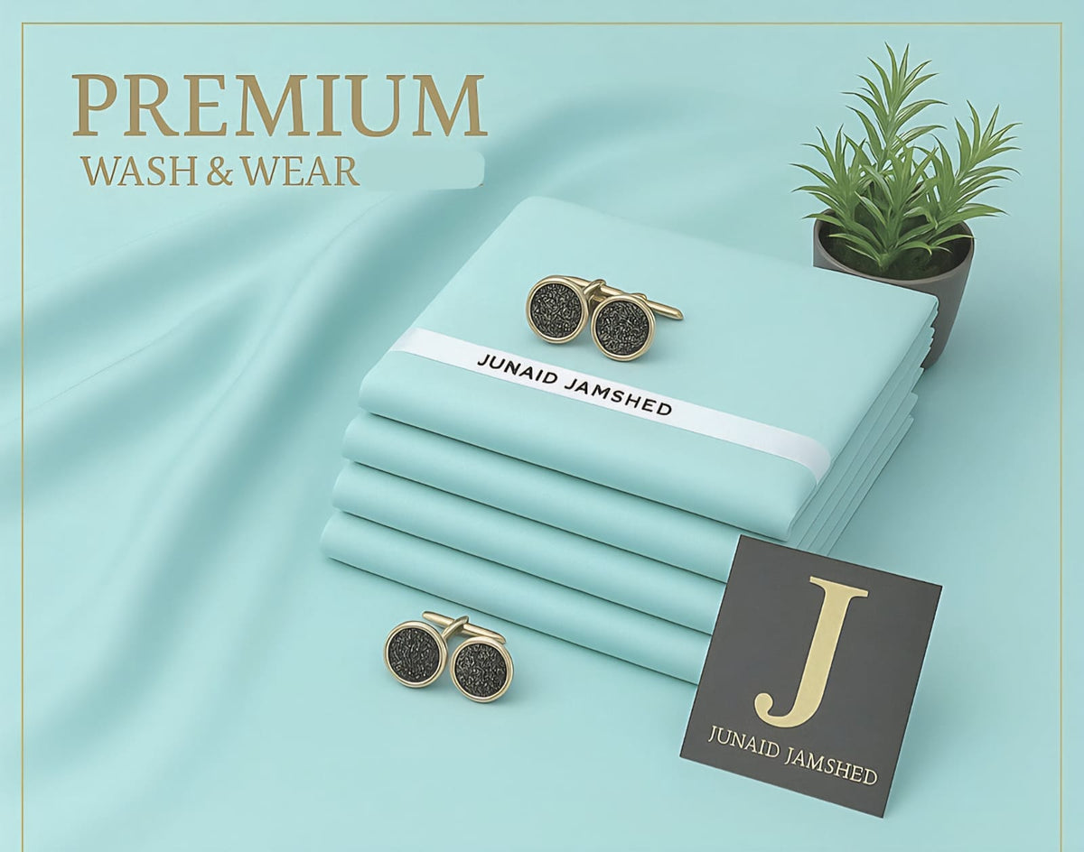 J. Men's New Arrival 2026 | Premium Wash & Wear Unstitched Suit 4 Meter | Soft Fall Fabric | Men's Shalwar Kameez Dress Material | Executive Class Packing