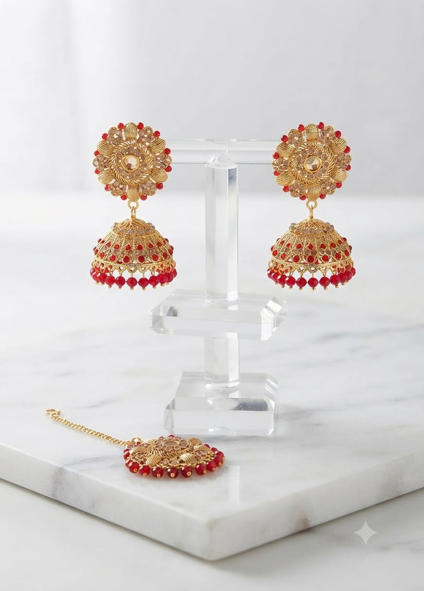 Champagne Topaz Pendant Set  Gold Plated Jewelry Oval Cut Zircon Necklace Amber Crystal Jewelry Set Bridal Party Wear Jewelry Artificial Gold Jewellery Pakistan Luxury Pendant Set For Women