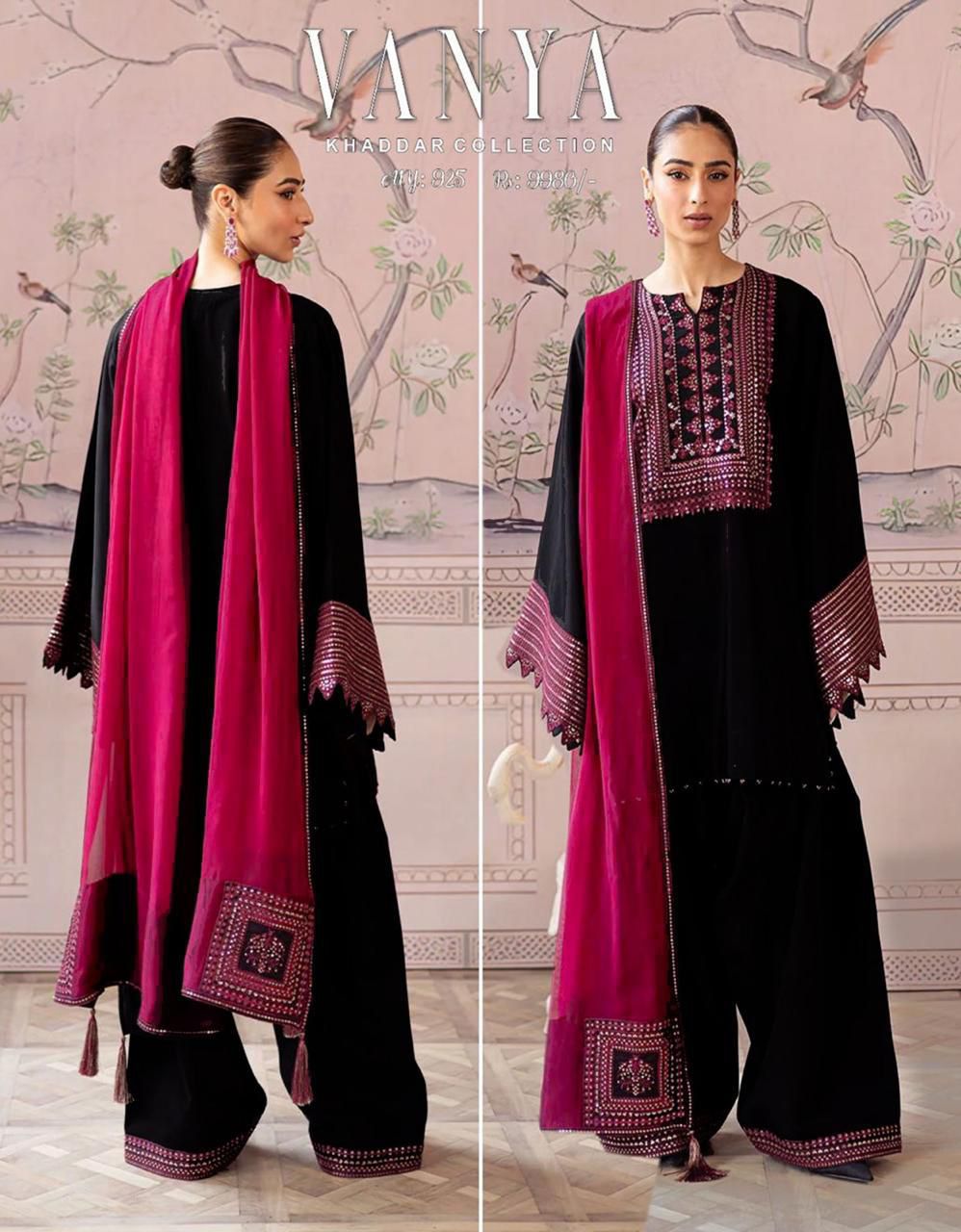 🔥 VANYA DHANAK – LUXURY EMBROIDERED 3PC | NEW ARRIVAL 2K26 🔥