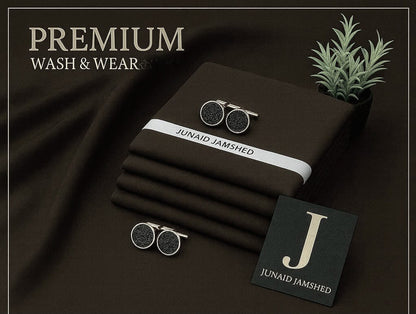 J. Men's Wash & Wear Unstitched Suit 4M – Soft Fall Fabric Collection 2026