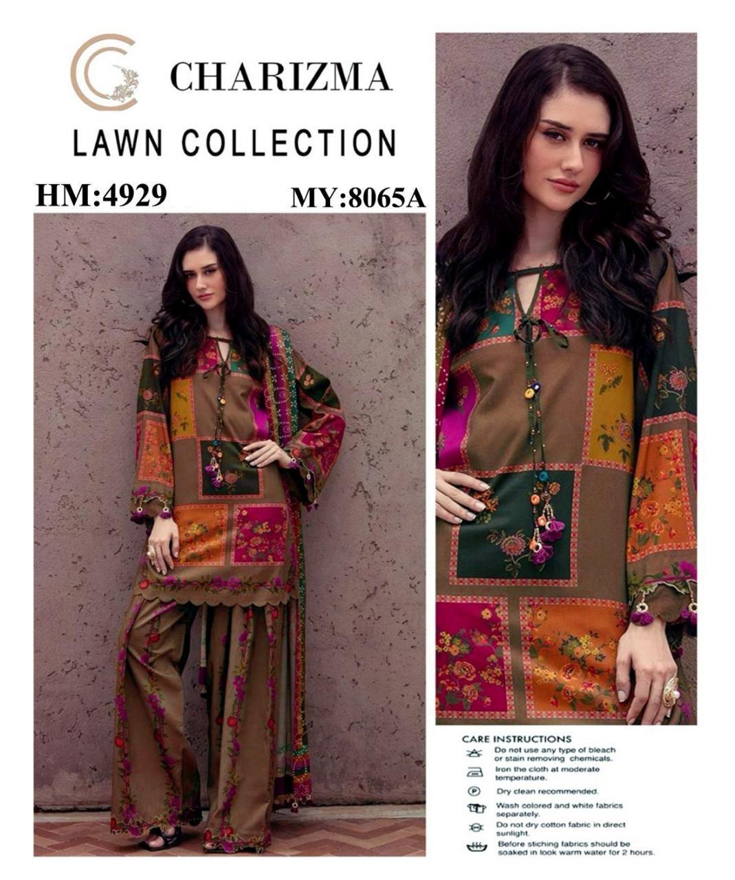 🌸 Premium Charizma Printed Lawn 3PC unstiched suit| New Arrival 2026 | Airjet Lawn Collection 🔥