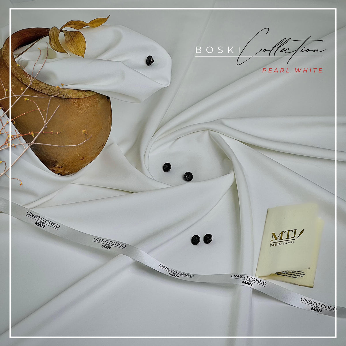🔥 MTJ Boski Luxury Collection 2026 Unstiched Suit| Ultra Fine Premium Boski | 4 Meter Soft Fall Fabric | Matching Buttons & Premium Bag Packing | Wholesale Rs.3500/- 🔥