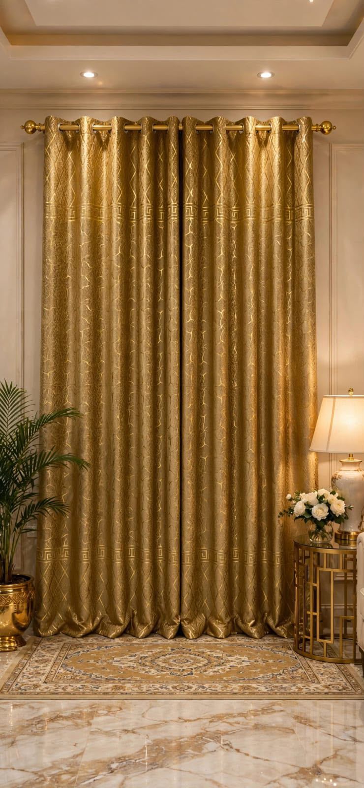 🍂 Premium Cozy Soft Velvet Curtains | 9 Ft Length | Ready To Hang | 10 Rings | Multiple Colors | Pair Rs. 5000 🍂