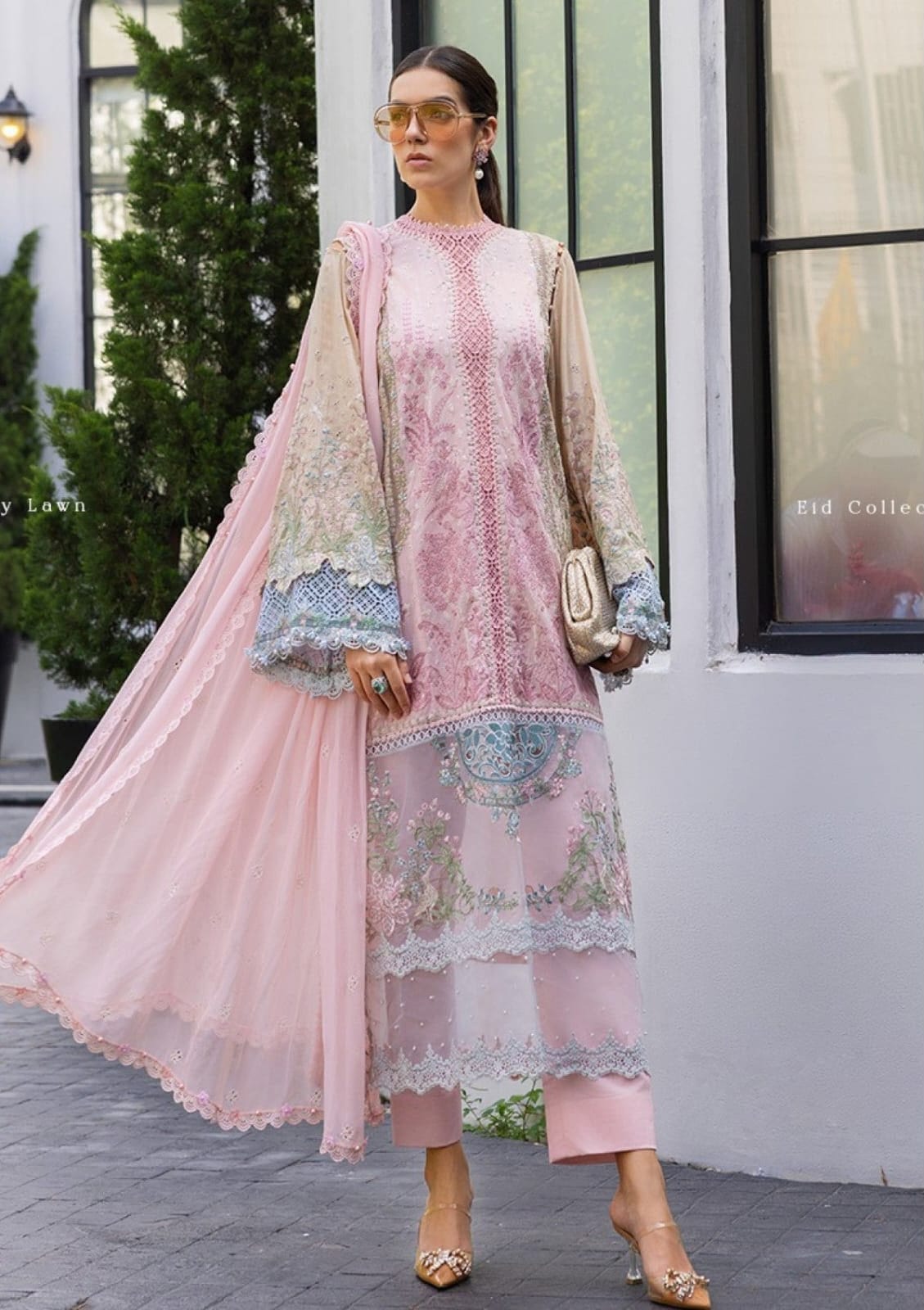 Maria B Winter Collection – 3Pc Fine Dhanak Unstitched Suit