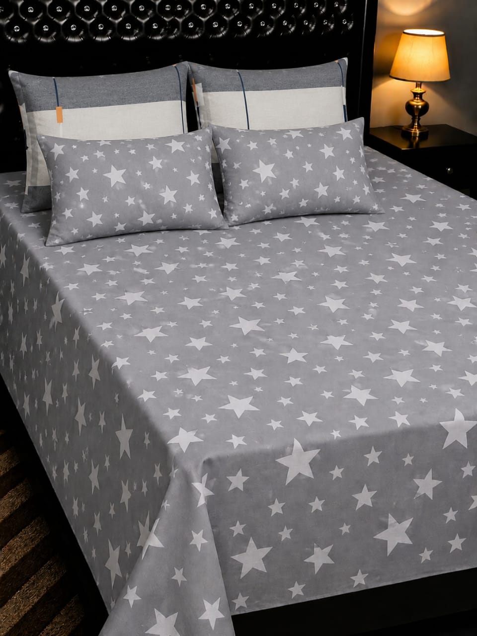🔥 New Arrival 2026 | 5Pc Pure Cotton King Size Bedsheet Set | Export Quality | Full Printed | Double Bed Size 🔥