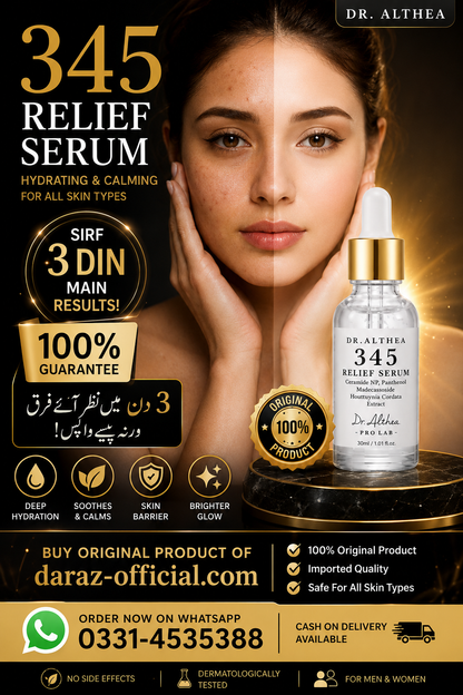 "Transform Your Skin in Just 3 Days – Dr. Althea 345 Relief Serum"
