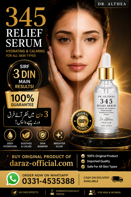 "Transform Your Skin in Just 3 Days – Dr. Althea 345 Relief Serum"