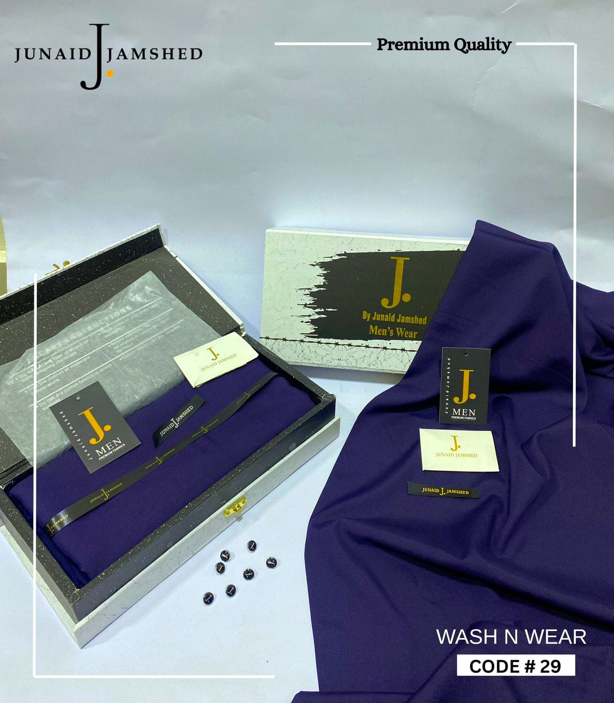 🔥 J. MEN’S Premium Wash & Wear | New Arrival 2026 Unstiched Suit 🔥
✨ Executive Class Soft Fall Fabric | 4 Meter Unstitched Collection ✨