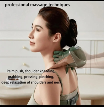 Neck & Shoulder Kneading Massager | Model BLD- 893 | Wireless Shiatsu Deep Kneading Massager with Heat | For Neck, Shoulders, Back & Body Relaxation