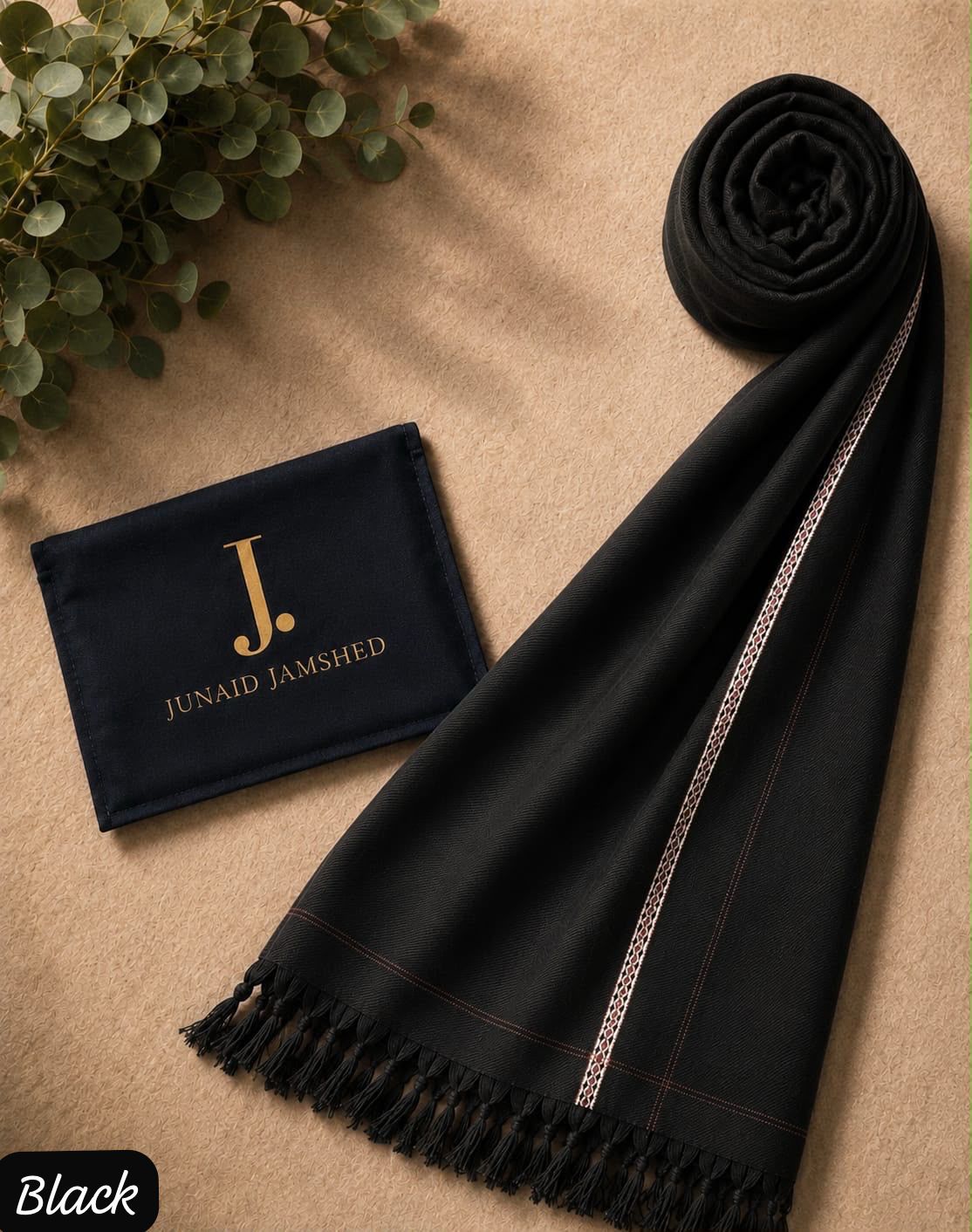 J. Men's Winter Woolen Shawl Collection 2026 – 2.5 Ghaz Soft Fine Quality Warm Fabric (12 Colors Available)