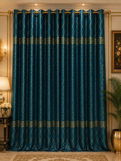 🍂 Premium Cozy Soft Velvet Curtains | 9 Ft Length | Ready To Hang | 10 Rings | Multiple Colors | Pair Rs. 5000 🍂