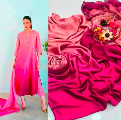 🌸 LULUSAR Premium Shamooz Silk 3PC Unstiched Suit| Digital Printed Luxury Collection 2026 🌸
