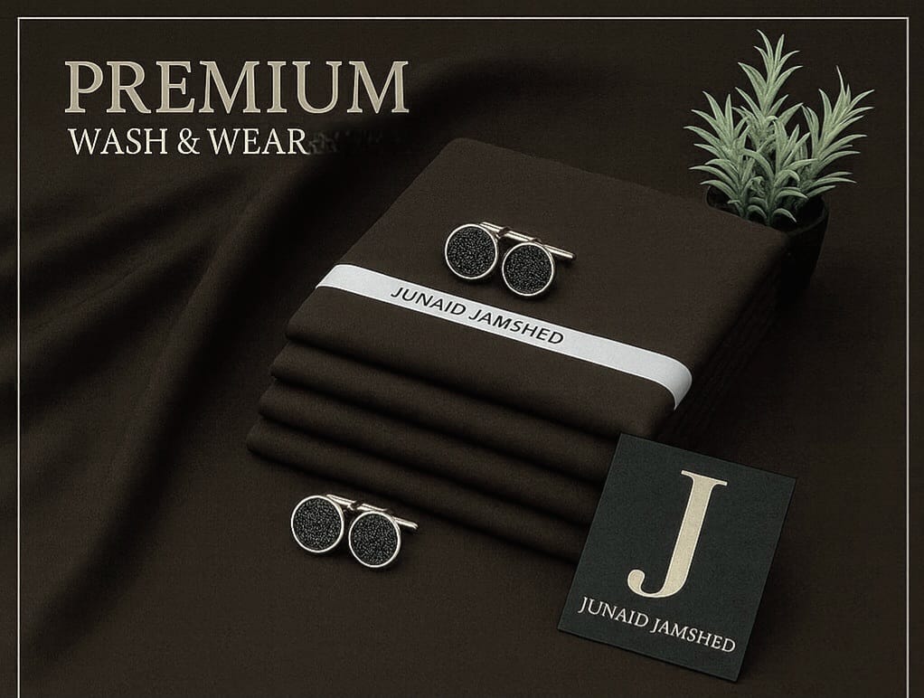 J. Men's New Arrival 2026 | Premium Wash & Wear Unstitched Suit 4 Meter | Soft Fall Fabric | Men's Shalwar Kameez Dress Material | Executive Class Packing