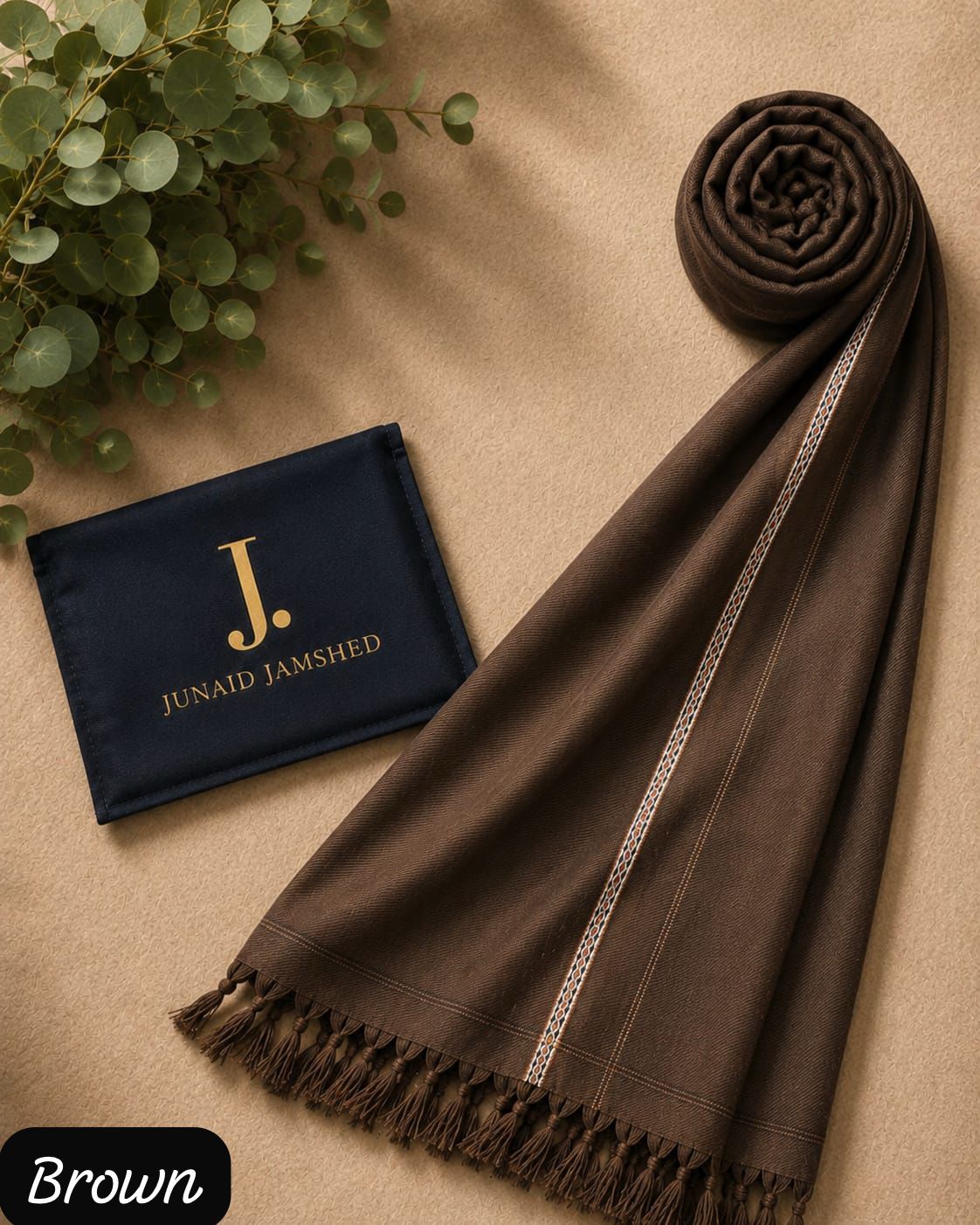 J. Men's Winter Woolen Shawl Collection 2026 – 2.5 Ghaz Soft Fine Quality Warm Fabric (12 Colors Available)