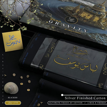 Libas-e-Yousaf Zero Gravity Cotton – Ultra Premium Summer Unstitched Collection (With Luxury Box & Metal Buttons)