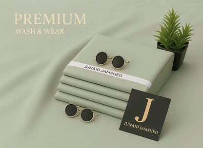 J. Men's New Arrival 2026 | Premium Wash & Wear Unstitched Suit 4 Meter | Soft Fall Fabric | Men's Shalwar Kameez Dress Material | Executive Class Packing
