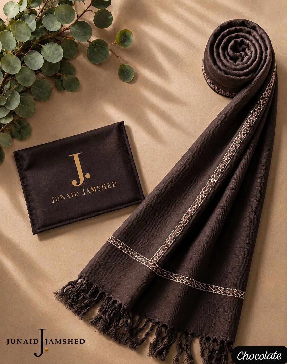 J. Men's Winter Woolen Shawl Collection 2026 – 2.5 Ghaz Soft Fine Quality Warm Fabric (12 Colors Available)