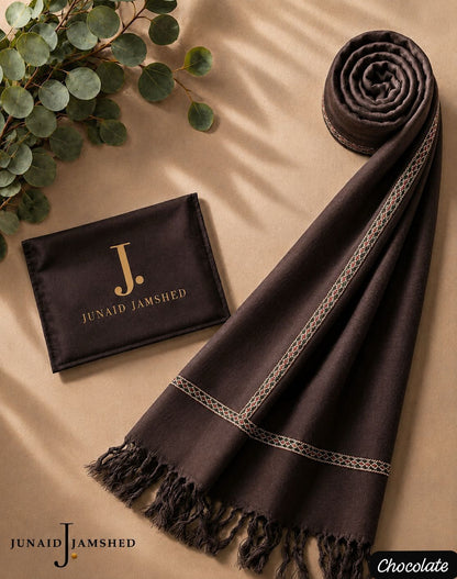 J. Men's Winter Woolen Shawl Collection 2026 – 2.5 Ghaz Soft Fine Quality Warm Fabric (12 Colors Available)