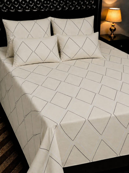 🔥 New Arrival 2026 | 5Pc Pure Cotton King Size Bedsheet Set | Export Quality | Full Printed | Double Bed Size 🔥