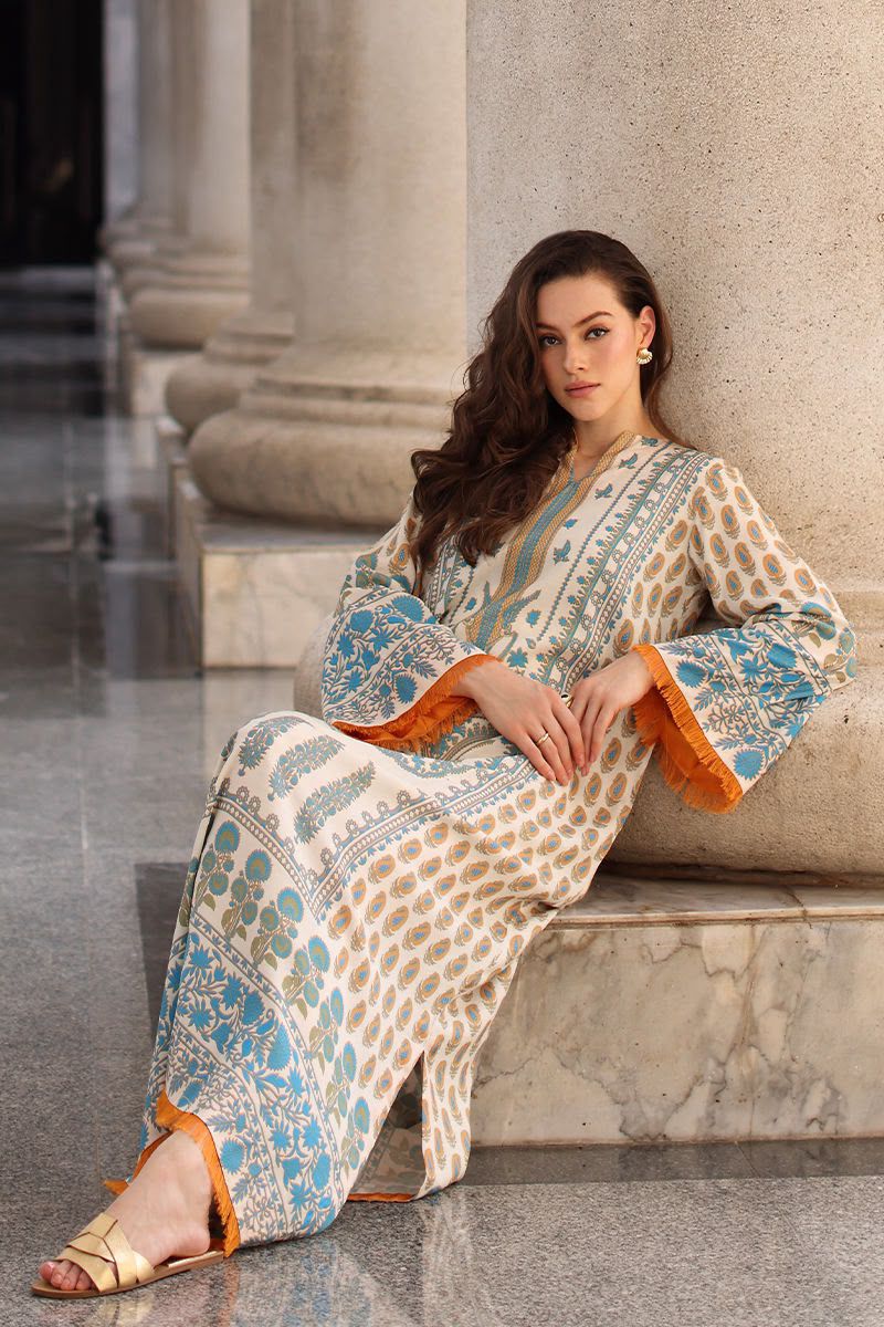 ✨ MARIA B MOST DEMANDING KAFTAAN SILK COLLECTION 2026 ✨ | Premium Digital Printed Silk 2PC Unstiched Suit