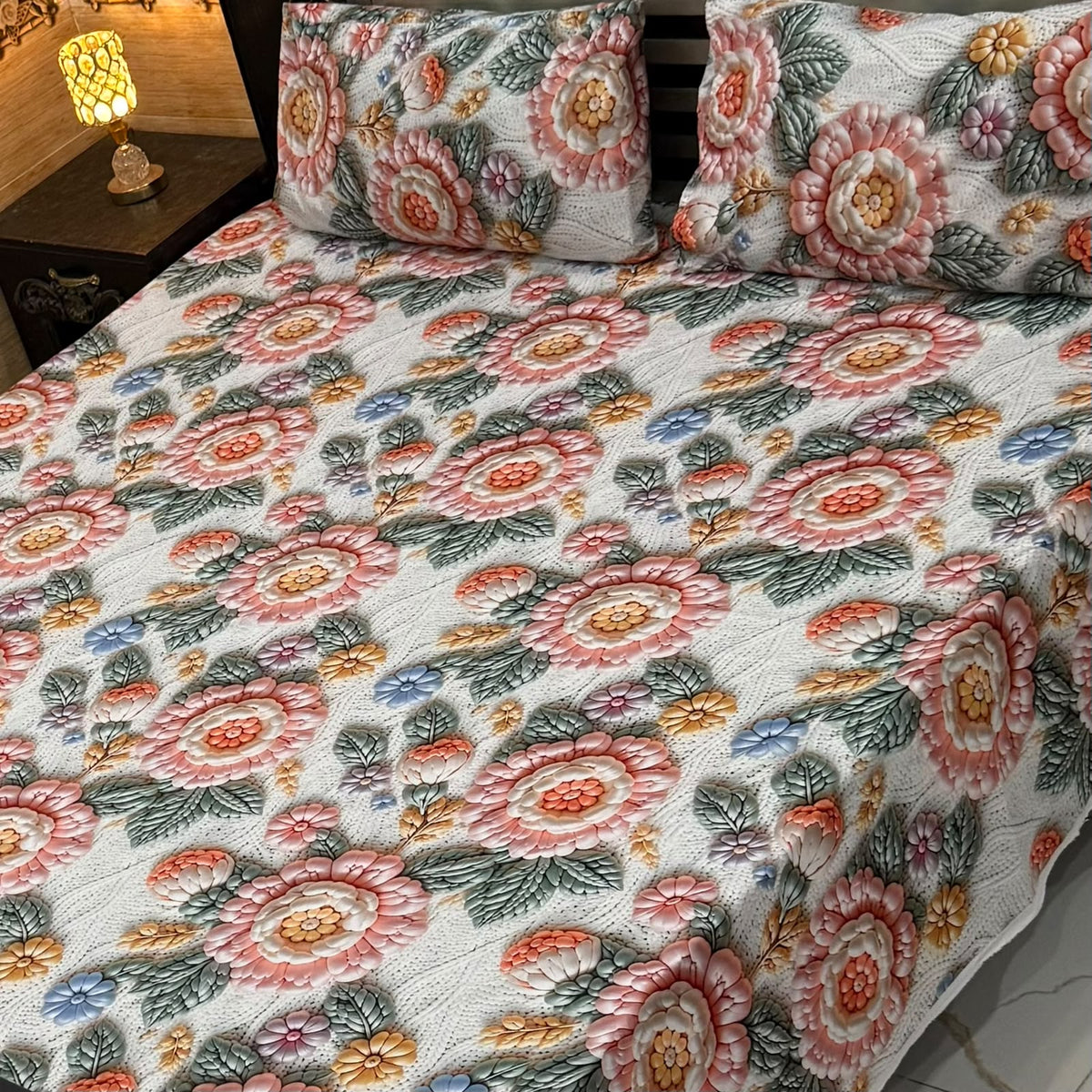 🔥 9D DIGITAL PRINTED BEDSHEET | NEW ARRIVAL 2026 | EXPORT QUALITY 3PC KING SIZE 🔥