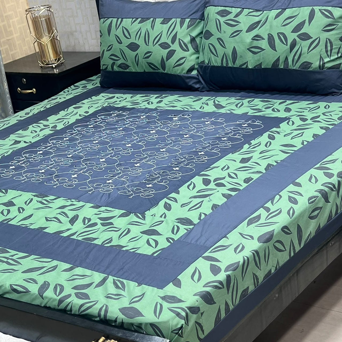 🔥 NEW ARRIVAL 2026 | PREMIUM EMBROIDERED 3PC COTTON KING SIZE BEDSHEET | LUXURY PATCH WORK COLLECTION 🔥