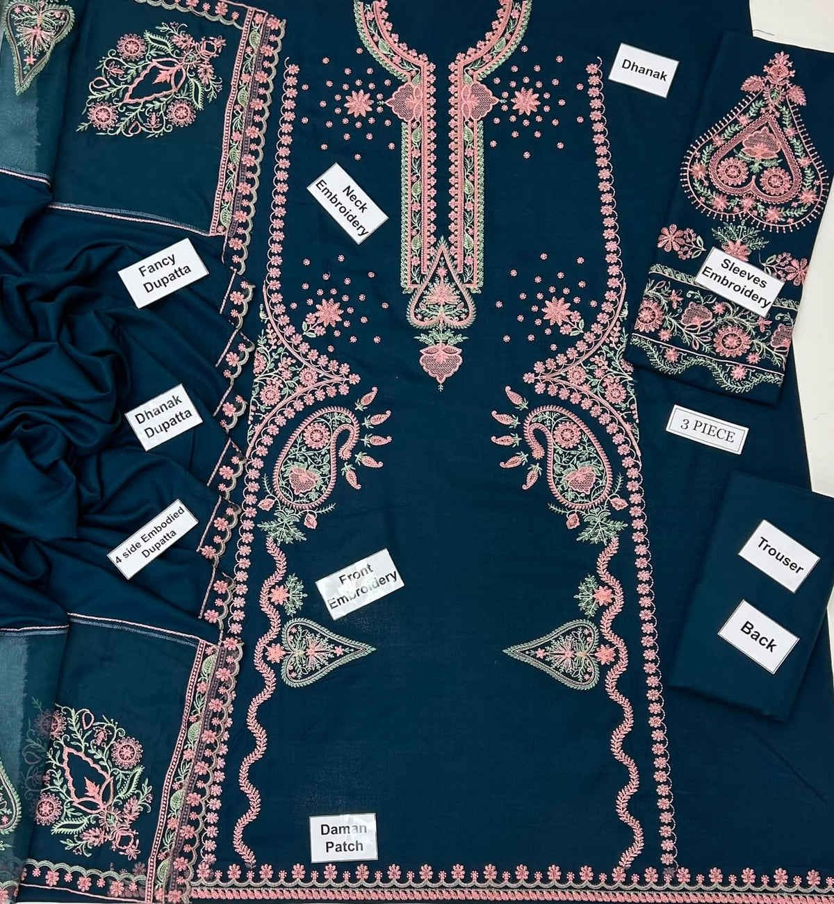 Hussain Rehar Dhanak 3PC – New Arrival 2026

Hussain Rehar Dhanak 2026 🔥 | Premium 100% Fine Dhanak 3PC Embroidered Suit | Heavy Embroidered Shirt + Ready-to-Wear Shawl | Wholesale Rs.5500