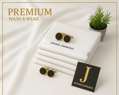 J. Men's New Arrival 2026 | Premium Wash & Wear Unstitched Suit 4 Meter | Soft Fall Fabric | Men's Shalwar Kameez Dress Material | Executive Class Packing
