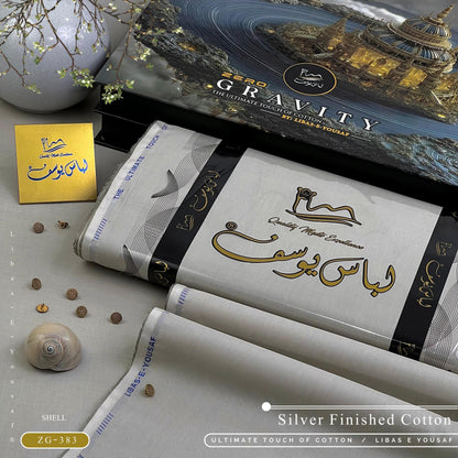 Libas-e-Yousaf Zero Gravity Cotton – Ultra Premium Summer Unstitched Collection (With Luxury Box & Metal Buttons)