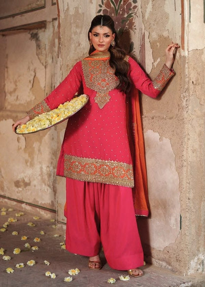 Zainab Chottani Fine Quality Chiffon Collection 2026 – 3 Piece Embroidered Suit (Rs. 6500)