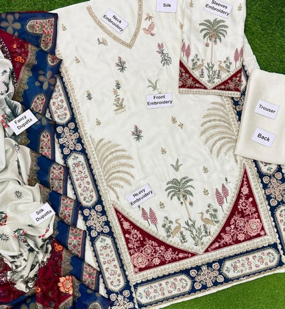 ✨ Ethnic Silk Volume 2026 | Premium Embroidered 3-Piece Silk unstiched Suit | New Arrival 🔥