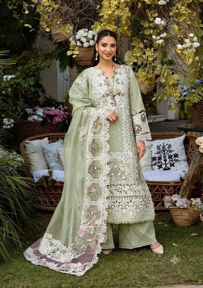 ELAF Premium Chickenkari Collection 2026 | 3Pc Heavy Embroidered Lawn Suit with Khaddi Net Dupatta