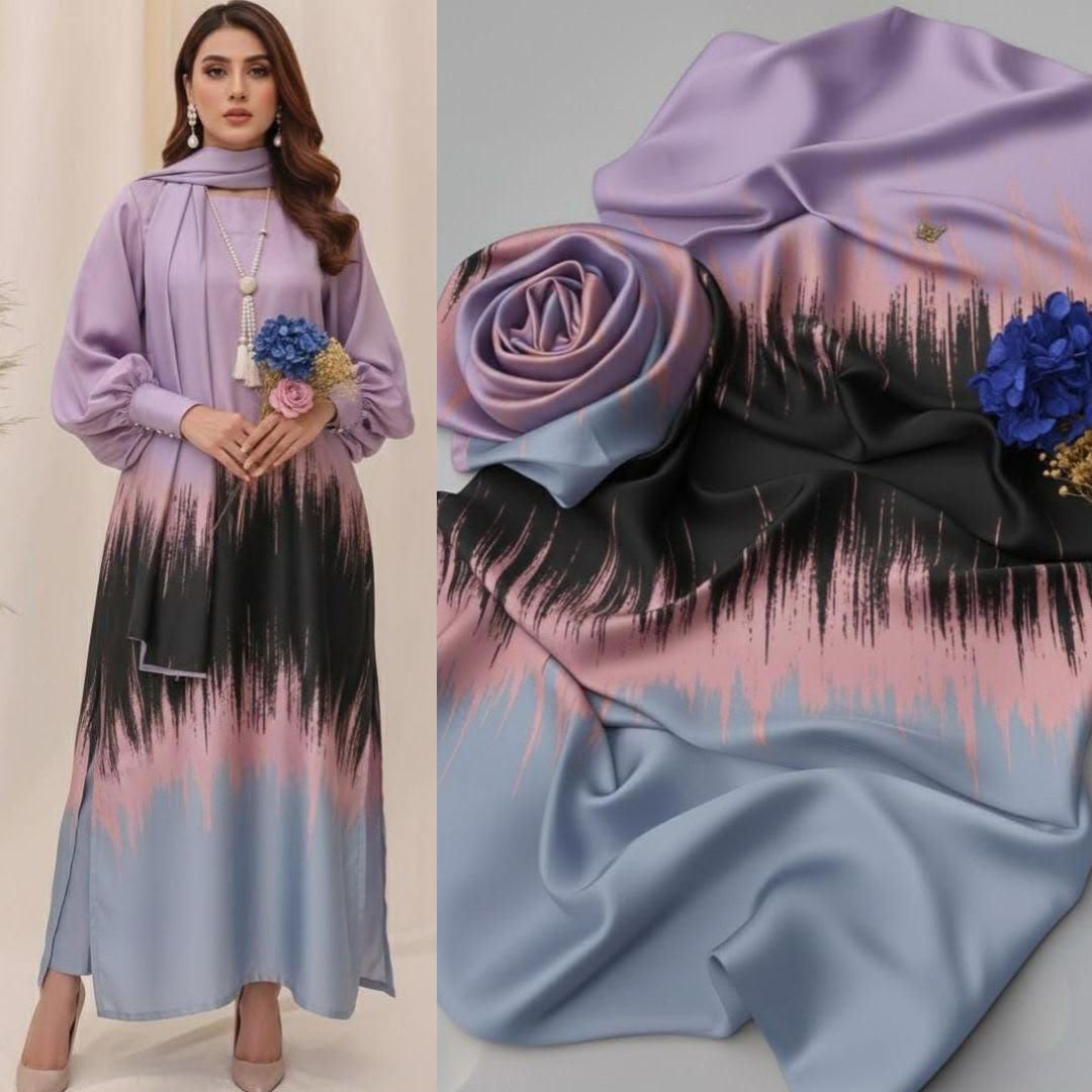 🌸 LULUSAR Premium Shamooz Silk 3PC Unstiched Suit| Digital Printed Luxury Collection 2026 🌸