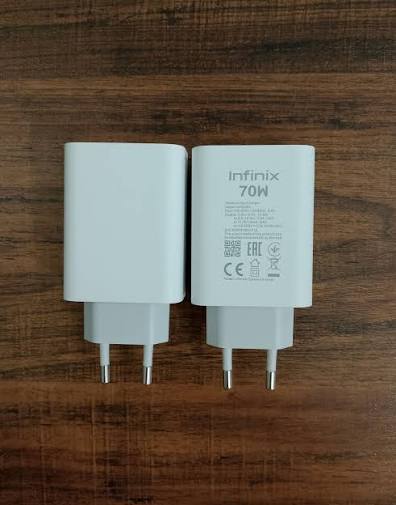 Infinix 70W Original Charger Adapter | Original Box Pack 70W Fast Charging Power Adapter | Infinix 70 Watt Super Fast Charger