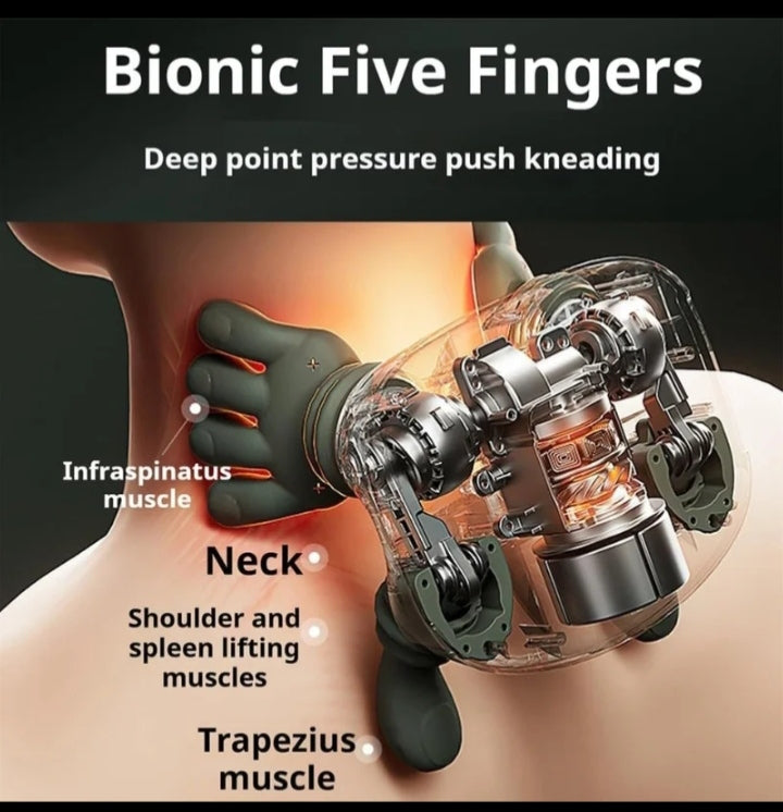 Neck & Shoulder Kneading Massager | Model BLD- 893 | Wireless Shiatsu Deep Kneading Massager with Heat | For Neck, Shoulders, Back & Body Relaxation