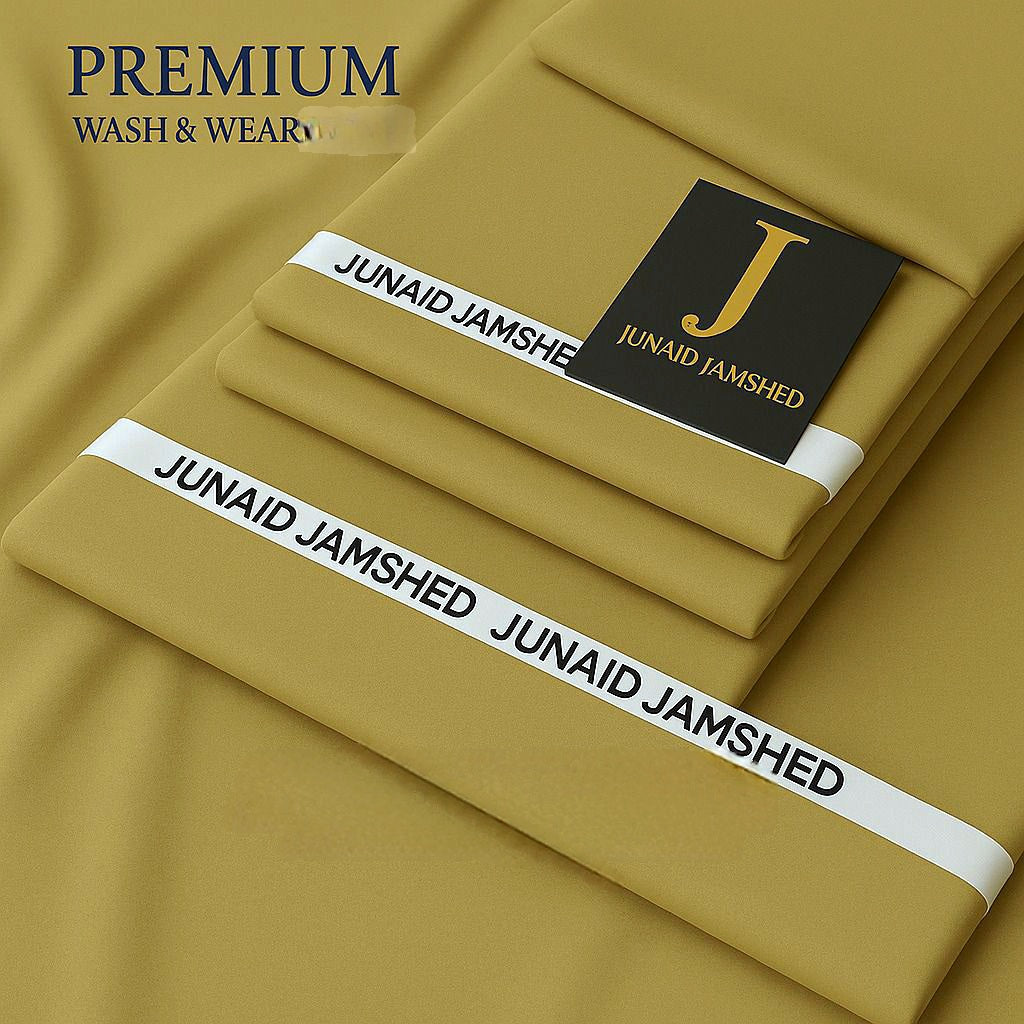 J. Men's New Arrival 2026 | Premium Wash & Wear Unstitched Suit 4 Meter | Soft Fall Fabric | Men's Shalwar Kameez Dress Material | Executive Class Packing