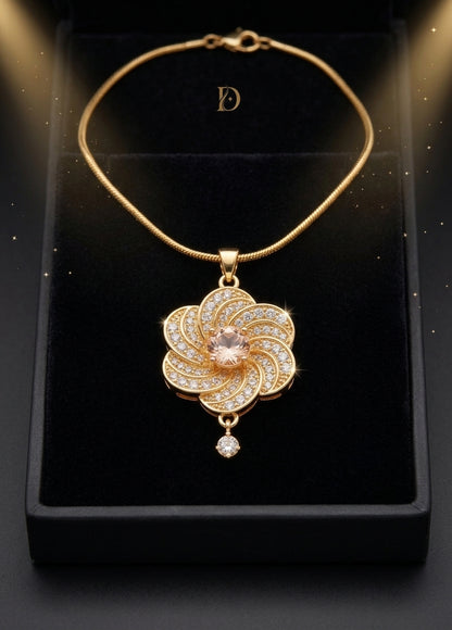 The Perfect Sparkle – Exquisite Handcrafted Gold Pendant Collection!