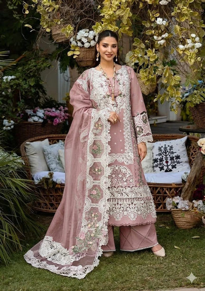 ELAF Premium Chickenkari Collection 2026 | 3Pc Heavy Embroidered Lawn Suit with Khaddi Net Dupatta