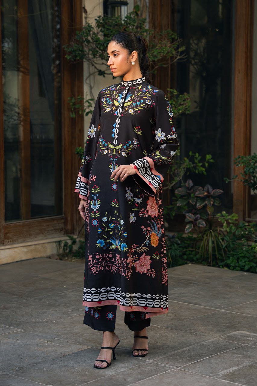 ✨ MARIA B MOST DEMANDING KAFTAAN SILK COLLECTION 2026 ✨ | Premium Digital Printed Silk 2PC Unstiched Suit