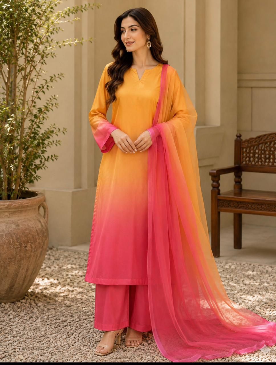 🌸 LULUSAR Premium Shamooz Silk 3PC Unstiched Suit| Digital Printed Luxury Collection 2026 🌸
