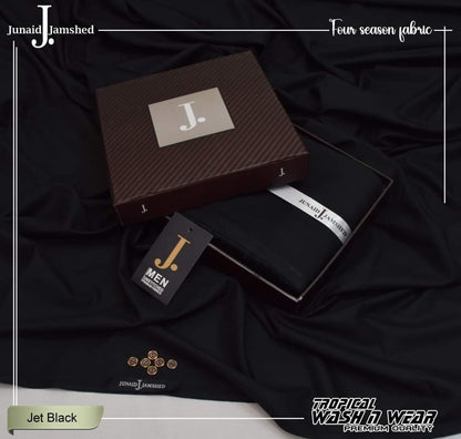 J. Junaid Jamshed Men's Premium Tropical Wash & Wear Fabric – Apricot