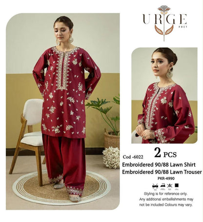 🔥 Mega Sale – Premium Lawn 2PC Unstiched Suit 🔥
✨ Heavy Embroidered Neck
✨ Beautiful Embroidered Sleeves
✨ Embroidered Trouser
💎 Premium Lawn Fabric
💰 Special Sale Price: Rs. 4000/-