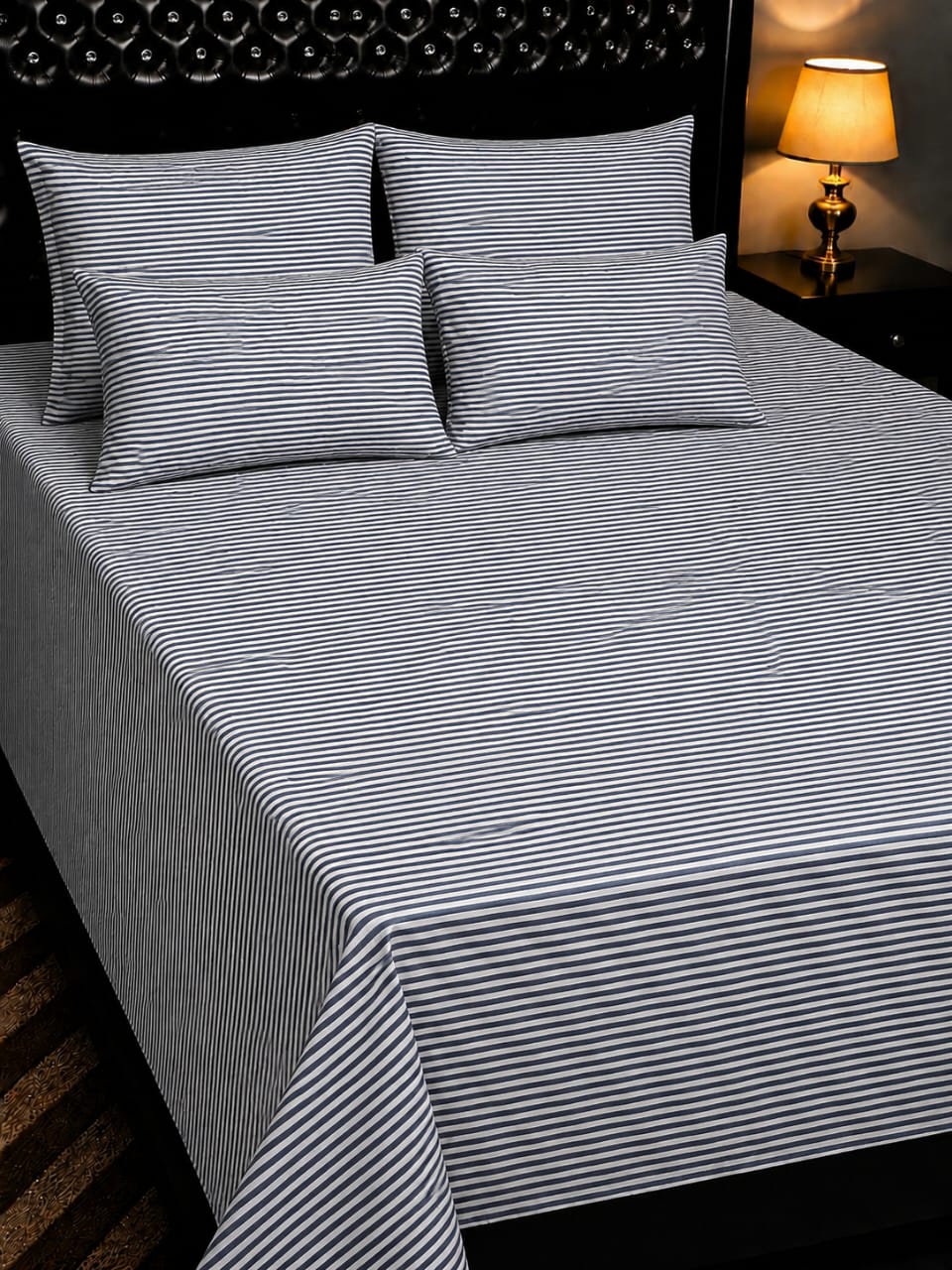 🔥 New Arrival 2026 | 5Pc Pure Cotton King Size Bedsheet Set | Export Quality | Full Printed | Double Bed Size 🔥