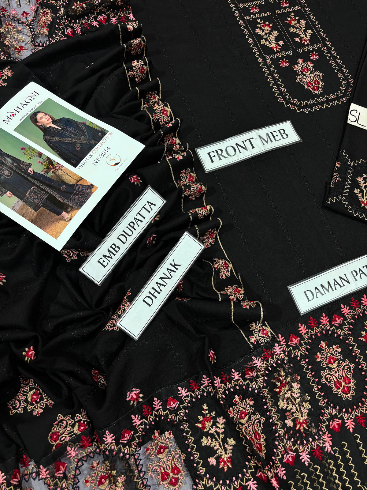 🌸 MOHAGNI PREMIUM PURE DHANAK WINTER COLLECTION 2026-27 | 3PC HEAVY EMBROIDERED SUIT | D#3014 😍✨