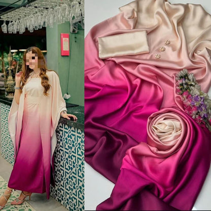 🌸 LULUSAR Premium Shamooz Silk 3PC Unstiched Suit| Digital Printed Luxury Collection 2026 🌸