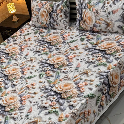🔥 9D DIGITAL PRINTED BEDSHEET | NEW ARRIVAL 2026 | EXPORT QUALITY 3PC KING SIZE 🔥