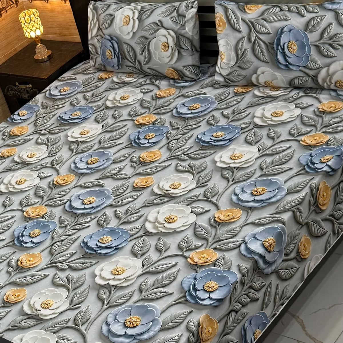 🔥 9D DIGITAL PRINTED BEDSHEET | NEW ARRIVAL 2026 | EXPORT QUALITY 3PC KING SIZE 🔥