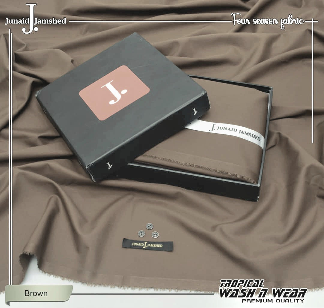 J. Men's New Arrival 2026 | Premium Wash & Wear Unstitched Suit 4 Meter | Soft Fall Fabric | Men's Shalwar Kameez Dress Material | Executive Class Packing