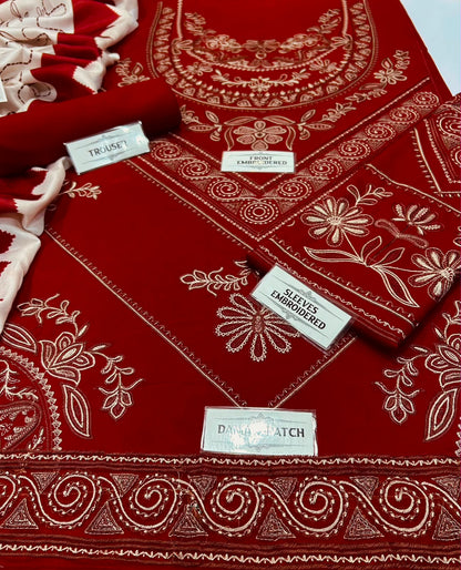 COCO BY ZARASHAHJAHAN Premium Dhanak 3PC Embroidered Winter Suit | Digital Wool Shawl | 2026-27

Price: Rs. 7,000